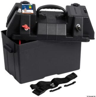 Cassetta batteria power center DELUXE con dual USB 14.547.02 Osculati