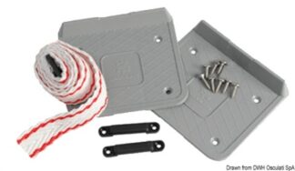 Doppia piastra fissa batteria 14.548.00 Osculati