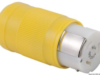 Osculati 14.587.01 Spina Marinco Bipolare Tripolare 4 Fili