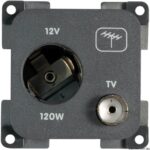 Presa antenna grigia 14.652.01 CBE