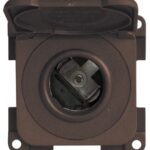 Presa telefono marrone 14.661.01 CBE