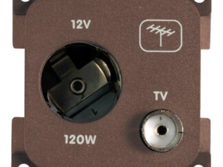 Presa antenna marrone 14.662.01 CBE