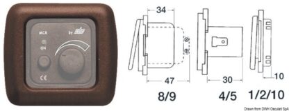 Cornice singola marrone 14.665.02 CBE