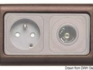 Cornice doppia marrone 14.665.03 CBE