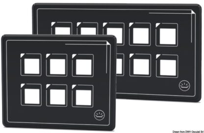 Pannello elettrico touch control 10 pulsanti 14.690.10 Osculati