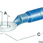 Occhioli stagni foro 4,3 mm blu 14.800.01 Osculati