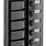 Pannello 5 interruttori grafite 14.843.05 Osculati