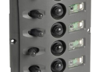 Pannello elettrico fusibili automatici doppio LED 14.850.05 Osculati
