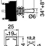 Interruttore (ON)-OFF-(ON) 14.938.05 Carling Technologies