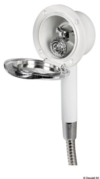 Box doccia Classic Evo cromato tubo inox 4 m a parete 15.150.10 Osculati