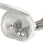 Box doccia bianco tubo PVC 4 m uscita posteriore/laterale 15.240.21 Osculati