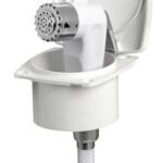 Doccetta Boris bianca tubo PVC 2,5 m 15.248.00 Osculati