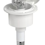 Doccia Classic Evo bianca tubo PVC 4 m  in piano 15.250.01 Osculati