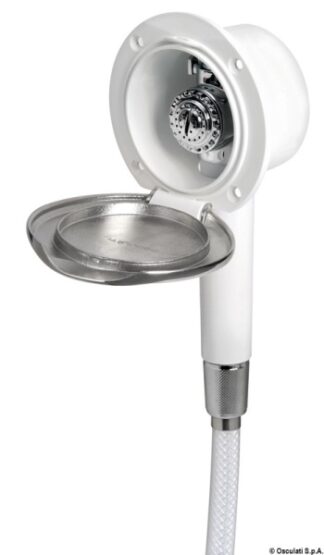 Doccia Classic Evo Inox tubo PVC 2,5 m 15.250.73 Osculati