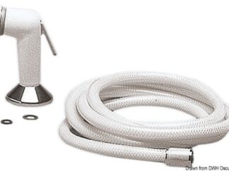 Doccetta Utility tubo PVC 4 m supporto da coperta 15.256.01 Osculati
