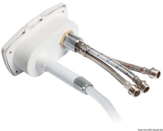 Box doccia New Edge bianca tubo PVC 2,5 m (Bulk 10 pz) 15.257.01BU Osculati