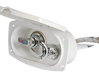 Box doccia New Edge bianca tubo PVC 4 m uscita posteriore 15.257.02 Osculati