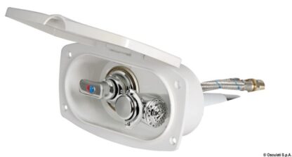Box doccia New Edge bianca tubo PVC 4 m uscita posteriore 15.257.02 Osculati