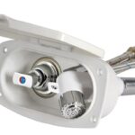 Box doccia New Edge bianca tubo PVC 4 m uscita trasversale 15.257.21 Osculati