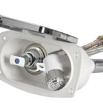 Box doccia New Edge cromata tubo PVC 2,5 m uscita trasversale 15.257.33 Osculati