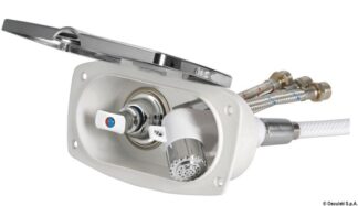 Box doccia New Edge cromata tubo PVC 4 m uscita trasversale 15.257.34 Osculati