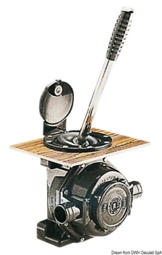 Pompa a membrana Henderson 75 l/min dietro paratia 15.268.03 Whale