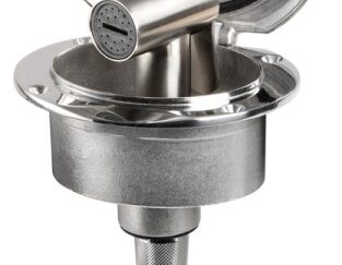 Box Elissa inox con doccia Tiger tubo PVC 4 m 15.303.01 Osculati