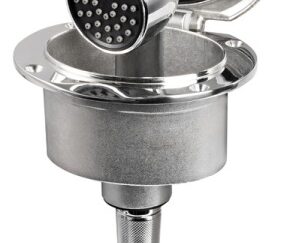 Box Elissa inox con doccia Keji tubo inox 4 m 15.304.31 Osculati