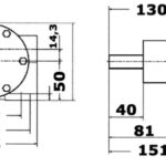 Pompa Nauco 335 46 l tenuta ad anello gomma 16.052.02 Nauco