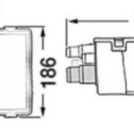 Pozzetto acque grigie pompa 24 V 16.413.75 Attwood