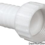 Portagomma diritto femmina 3/4" x 16 mm 17.236.21 Osculati