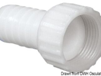 Portagomma diritto femmina 3/4" x 16 mm 17.236.21 Osculati