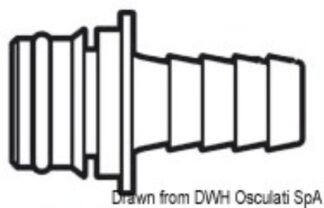 Portagomma diritto Ø mm 19 16.532.06 Osculati