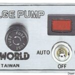 Pannello pompe sentina 16.604.00 Osculati