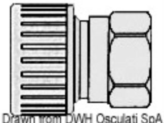 Raccordo 3/4" Hydrofix femmina/femmina 22 mm 17.117.04 Osculati