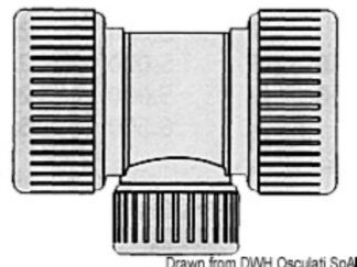 T ridotta Hydrofix 22/15/22 mm 17.117.31 Osculati