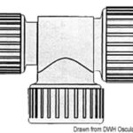 T ridotta Hydrofix 22/22/15 mm 17.117.37 Osculati