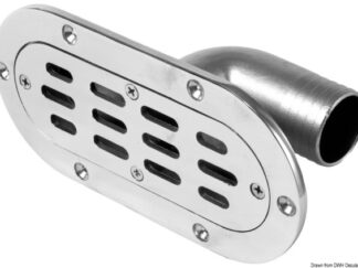 Osculati 17.118.05 Scarico Pozzetto Inox Ovale