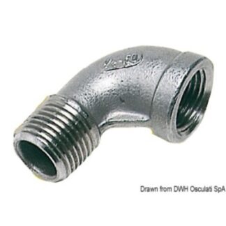 Gomito maschio/femmina inox 1" 1/2 17.124.06 Osculati