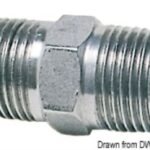Nipple doppio inox 1" 17.125.04 Osculati