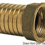 Portagomma femmina 3/8" x 10 mm 17.199.04 Osculati