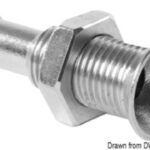 Mini scarico inox a filo 1/4" 17.214.02 Osculati