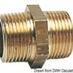 Nipple ottone doppio 1/4" 17.225.09 Osculati