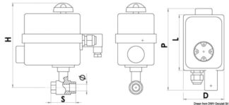 Valvola PN40 1" 1/2 con pannello 17.240.06 Osculati