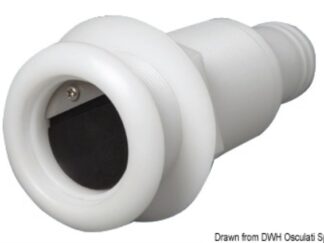 Osculati 17.319.22 Scarico Nylon 2" 1/4 Mm 38 Con Valvola Non Ritorno