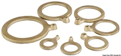 Rondella in ottone 2" con attacco cavo massa 17.342.07 Osculati