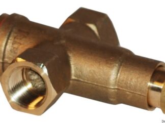 Osculati 17.400.03 Rubinetto Ottone A Pulsante 3/8"