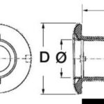 Scarico a mare inox lucido 1/2 17.421.81 Osculati