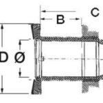 Scarico a mare inox 1" x 31 mm 17.524.03 Osculati
