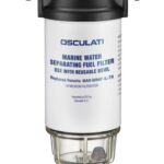 Filtro benzina con separatore 200-406 l/h 17.661.30 Osculati